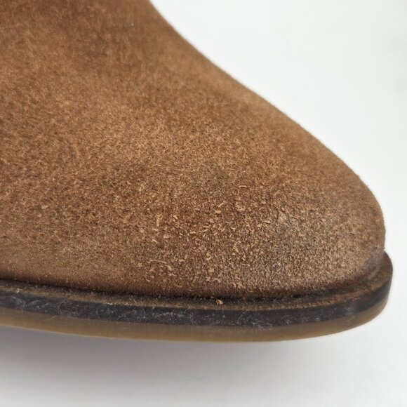 Naughty Monkey Noah Suede Ankle Boots Carmel Brown Size 8.5 - Picture 13 of 14
